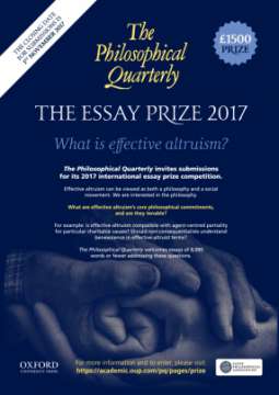 Philosophical Quarterly Essay Prize